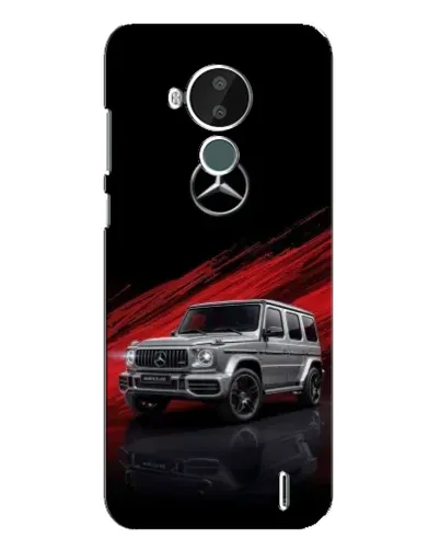 Чехол для Nokia C30 с картинкой «Mercedes G-Class красный» Чехол для Nokia C30 с картинкой «Mercedes G-Class красный»