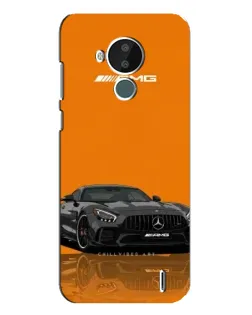 Чехол для Nokia C30 с картинкой «Оранжевый Mercedes AMG»
