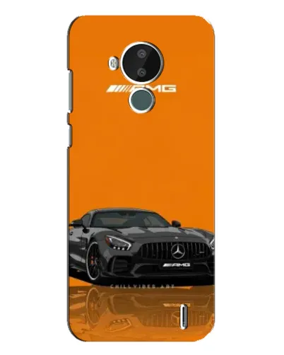 Чехол для Nokia C30 с картинкой «Оранжевый Mercedes AMG» Чехол для Nokia C30 с картинкой «Оранжевый Mercedes AMG»