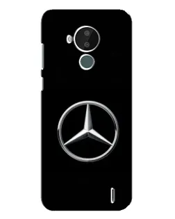 Чехол для Nokia C30 с картинкой «Mercedes классический лого»