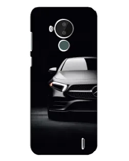 Чехол для Nokia C30 с картинкой «Свет фар Mercedes»