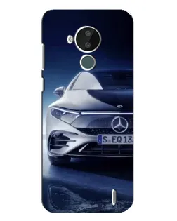 Чехол для Nokia C30 с картинкой «Mercedes EQ — будущее»
