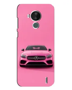Чехол для Nokia C30 с картинкой «Розовый Mercedes AMG» Чехол для Nokia C30 с картинкой «Розовый Mercedes AMG»