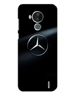 Чехол для Nokia C30 с картинкой «Mercedes на металле» Чехол для Nokia C30 с картинкой «Mercedes на металле»