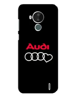 Чехол для Nokia C30 с картинкой «Логотип Audi Heart» Чехол для Nokia C30 с картинкой «Логотип Audi Heart»