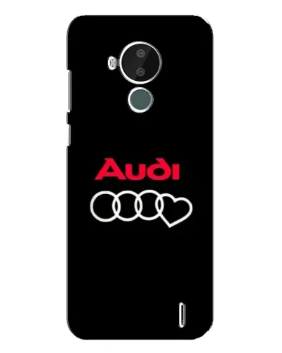Чехол для Nokia C30 с картинкой «Логотип Audi Heart» Чехол для Nokia C30 с картинкой «Логотип Audi Heart»