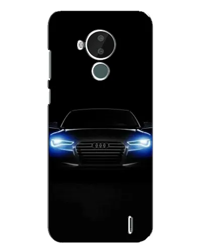 Чехол для Nokia C30 с картинкой «Audi в неоне» Чехол для Nokia C30 с картинкой «Audi в неоне»