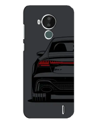 Чехол для Nokia C30 с картинкой «Задняя часть Audi — арт» Чехол для Nokia C30 с картинкой «Задняя часть Audi — арт»