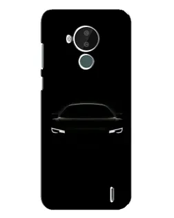 Чехол для Nokia C30 с картинкой «Взгляд Audi в темноте»