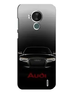 Чехол для Nokia C30 с картинкой «Audi — градиентный контур»