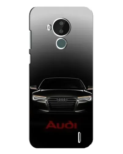 Чехол для Nokia C30 с картинкой «Audi — градиентный контур» Чехол для Nokia C30 с картинкой «Audi — градиентный контур»