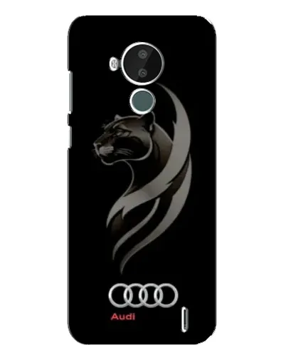 Чехол для Nokia C30 с картинкой «Графика — пантера и Audi» Чехол для Nokia C30 с картинкой «Графика — пантера и Audi»
