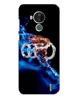 Чехол для Nokia C30 с картинкой «Энергия лого Audi»