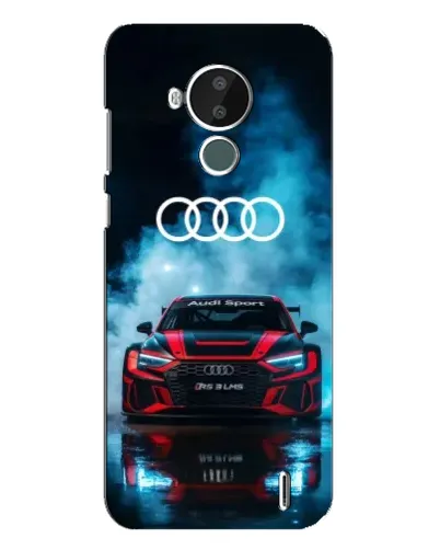 Чехол для Nokia C30 с картинкой «Audi Sport — неон» Чехол для Nokia C30 с картинкой «Audi Sport — неон»