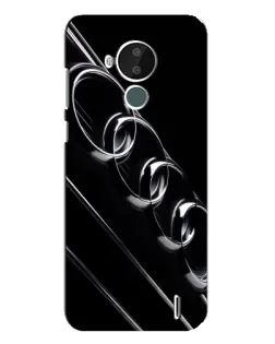 Чехол для Nokia C30 с картинкой «Audi — абстрактные кольца»