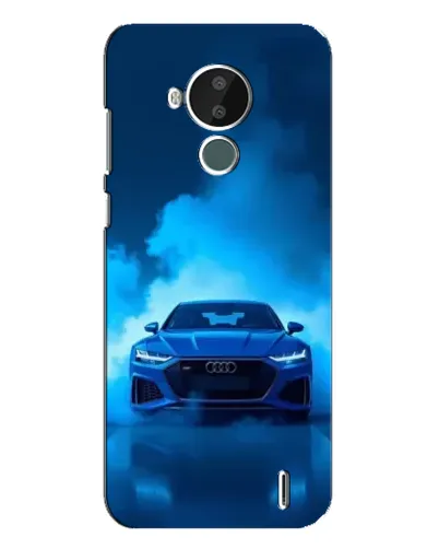 Чехол для Nokia C30 с картинкой «Audi — голубая энергия» Чехол для Nokia C30 с картинкой «Audi — голубая энергия»