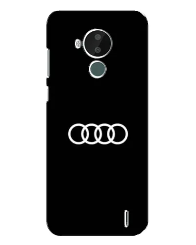 Чехол для Nokia C30 с картинкой «Audi White Logo» Чехол для Nokia C30 с картинкой «Audi White Logo»