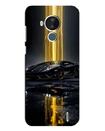 Чохол для Nokia C30 з картинкою «Нічний Lamborghini драйв»