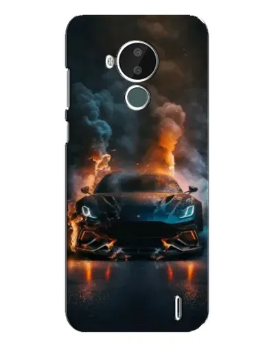 Чохол для Nokia C30 з картинкою «Lamborghini димна естетика»