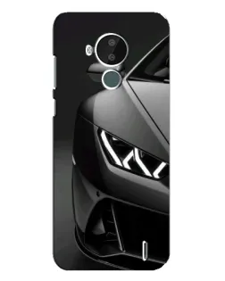 Чохол для Nokia C30 з картинкою «Lamborghini фари деталізація»