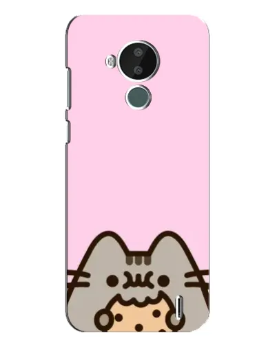 Чехол для Nokia C30 с картинкой «Pusheen и печенье» Чехол для Nokia C30 с картинкой «Pusheen и печенье»