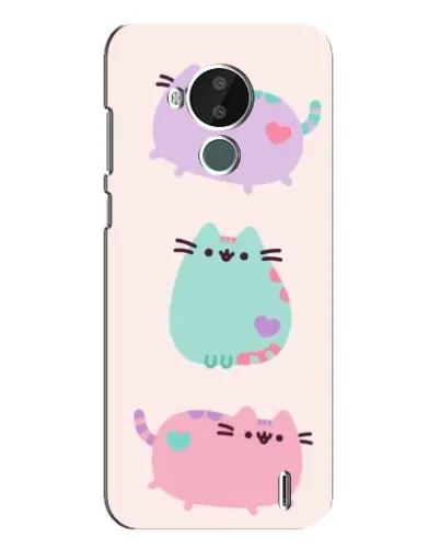 Чехол для Nokia C30 с картинкой «Pusheen трио» Чехол для Nokia C30 с картинкой «Pusheen трио»