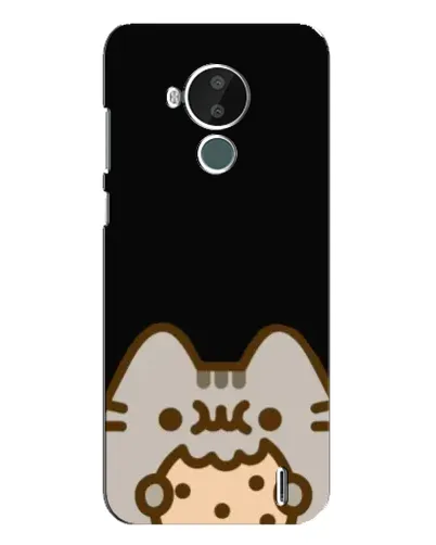 Чехол для Nokia C30 с картинкой «Пушин на черном» Чехол для Nokia C30 с картинкой «Пушин на черном»