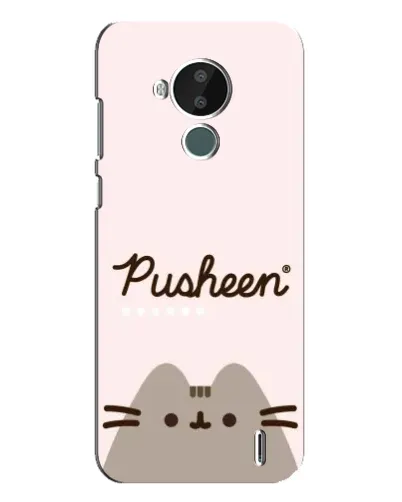 Чехол для Nokia C30 с картинкой «Pusheen логотип» Чехол для Nokia C30 с картинкой «Pusheen логотип»