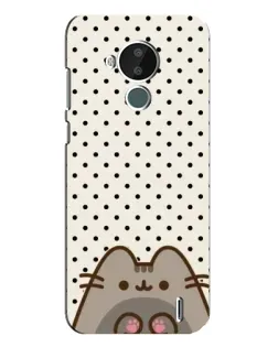 Чехол для Nokia C30 с картинкой «Пушин в горошек»