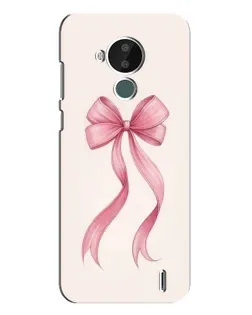 Чехол для Nokia C30 с картинкой «Розовый бант»