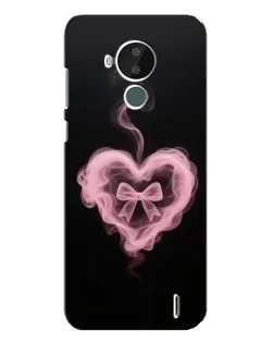 Чехол для Nokia C30 с картинкой «Дымчатое сердце»