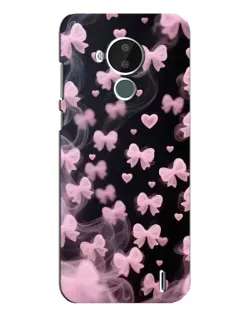 Чехол для Nokia C30 с картинкой «Неоновое кружево»