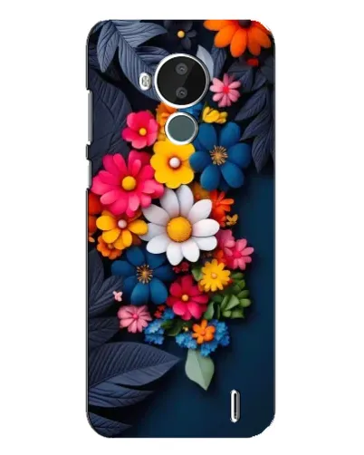 Чехол для Nokia C30 с картинкой «Цветочная феерия» Чехол для Nokia C30 с картинкой «Цветочная феерия»