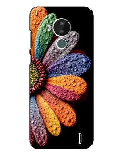 Чехол для Nokia C30 с картинкой «Радужный цветок» Чехол для Nokia C30 с картинкой «Радужный цветок»