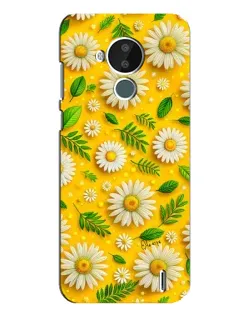 Чехол для Nokia C30 с картинкой «Ромашковое солнце»