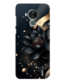 Чехол для Nokia C30 с картинкой «Черный лотос»