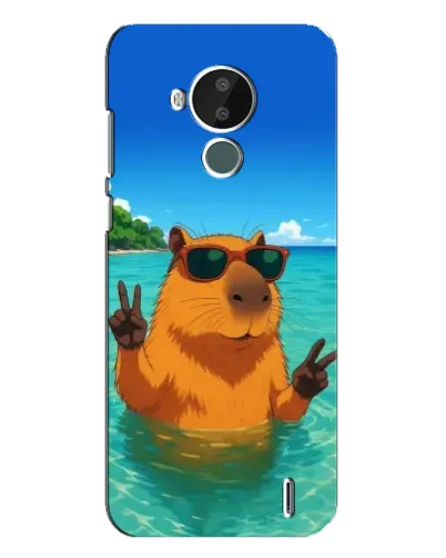 Чехол для Nokia C30 с картинкой «Морская капибара» Чехол для Nokia C30 с картинкой «Морская капибара»