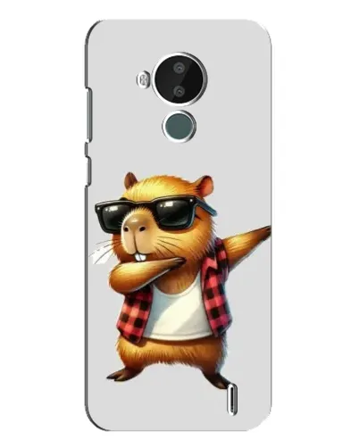 Чехол для Nokia C30 с картинкой «Капибара рэпер даб» Чехол для Nokia C30 с картинкой «Капибара рэпер даб»