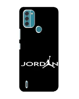 Чехол для Nokia C31 с картинкой «Jordan White Logo»