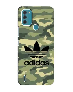 Чехол для Nokia C31 с картинкой «Милитари стиль Adidas»