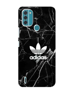 Чехол для Nokia C31 с картинкой «Белый мрамор Adidas»