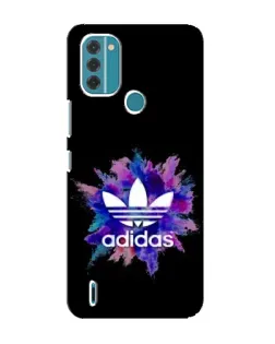 Чехол для Nokia C31 с картинкой «Взрыв красок Adidas»