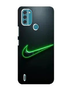 Чехол для Nokia C31 с картинкой «Неоновый контур Nike» Чехол для Nokia C31 с картинкой «Неоновый контур Nike»