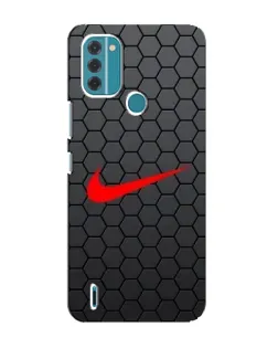 Чехол для Nokia C31 с картинкой «Nike — карбоновая сетка» Чехол для Nokia C31 с картинкой «Nike — карбоновая сетка»