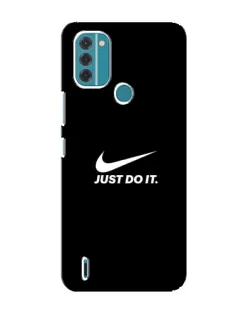 Чехол для Nokia C31 с картинкой «Минимализм от Nike»