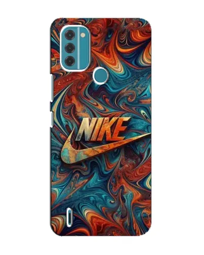 Чехол для Nokia C31 с картинкой «Nike в абстракции»