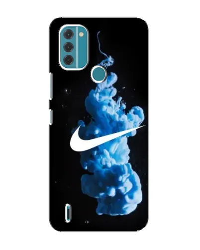 Чехол для Nokia C31 с картинкой «Nike и синий дым»