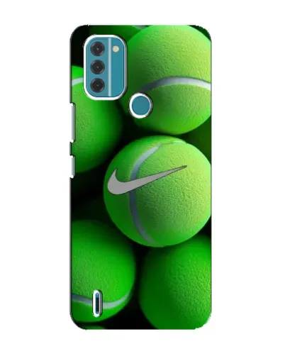 Чехол для Nokia C31 с картинкой «Теннисные мячи Найк»
