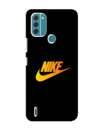 Чехол для Nokia C31 с картинкой «Золотой логотип Nike»