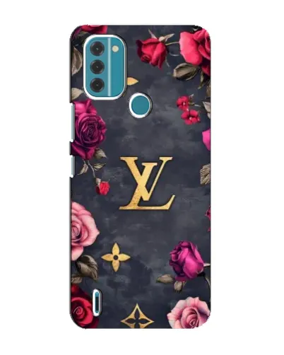 Чехол для Nokia C31 с картинкой «Цветочный Louis Vuitton» Чехол для Nokia C31 с картинкой «Цветочный Louis Vuitton»